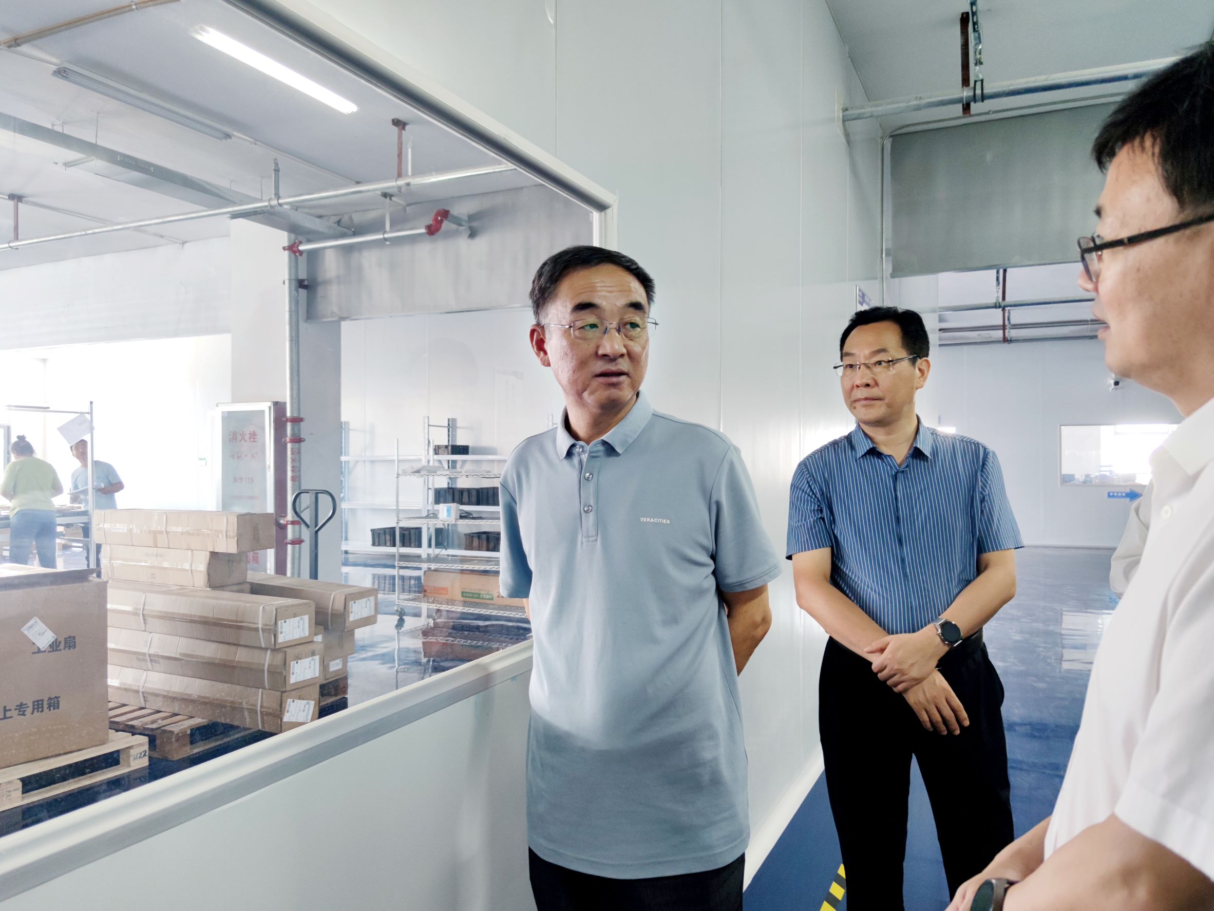 省生态环境督查组莅临尊龙中国科技 (5)