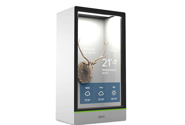 透明广告机可远程管控开关机，实时更新播放内容